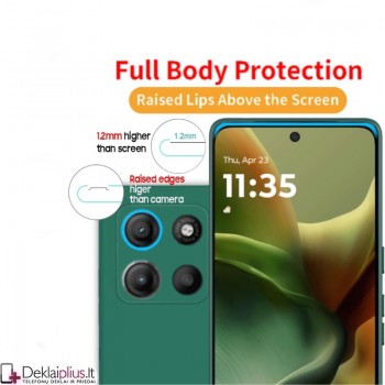 Silikoninis ploniausias dėklas su kameros apsauga - žalias (Motorola Moto G15 Power/G15/G17 Power/G17) Silikoninis ploniausias dėklas su kameros apsauga - žalias (Motorola Moto G15 Power/G15/G17 Power/G17)